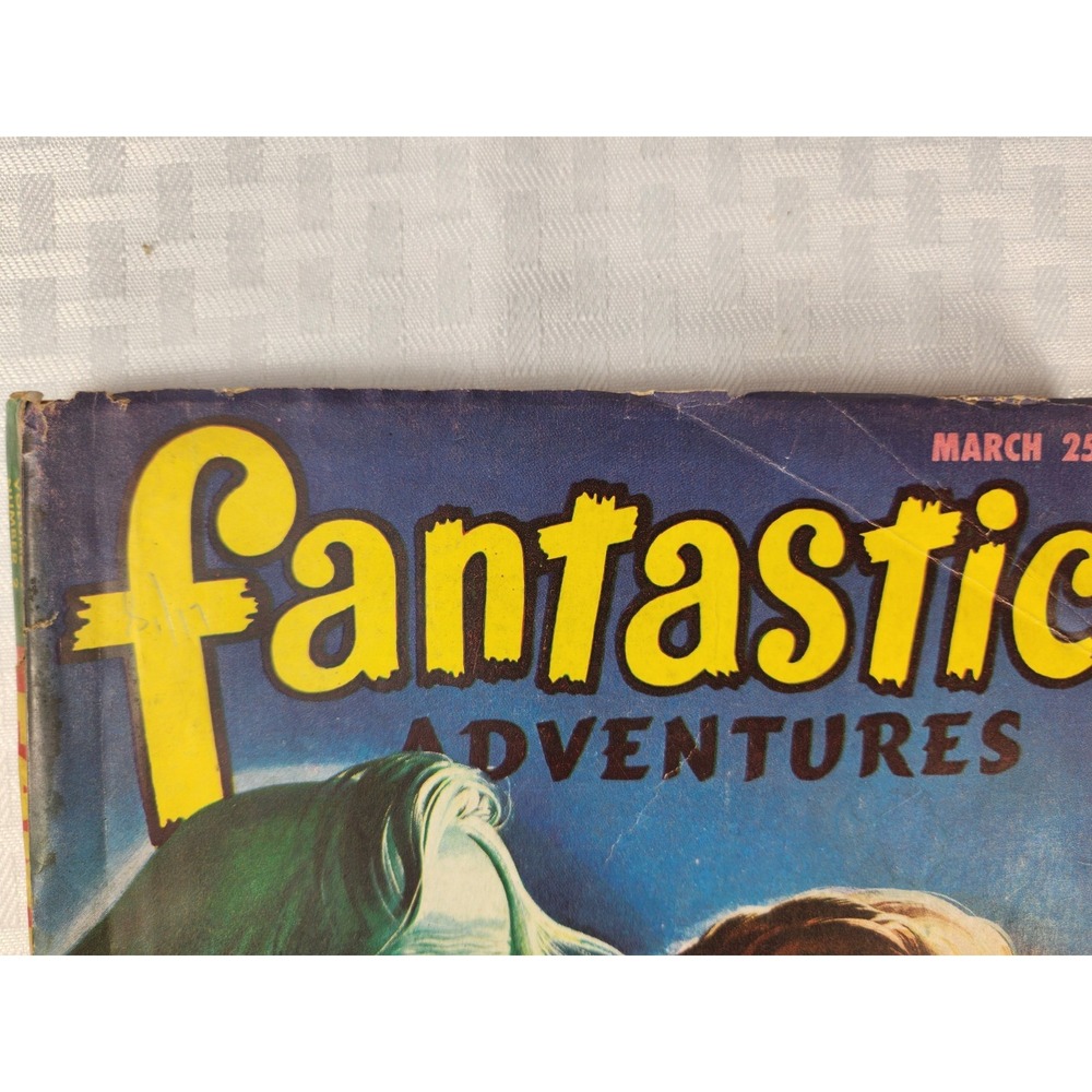Fantastic Adventures Pulp #3 1947 Guy Archette-Chester S. Geier Satire - Picture 7 of 7